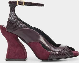 Zimmermann Marvi 75MM Leather Sandals
