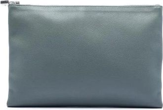 Herm&egrave;s Pre-owned Clutches, female, Gray, Size: ONE SIZE Pre-owned Evercolor Clutch