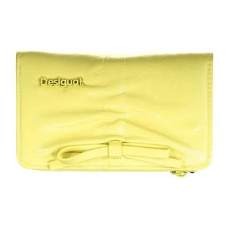 Desigual Emma 2.0 Card Wallet - Dames - Portefeuilles - Geel - ONE Size - Accessoires