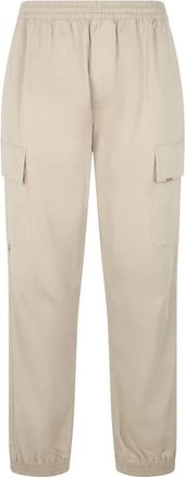 Represent Katoenen cargobroek - Heren - Straight fit broeken - Beige - XL - Katoen - Broeken