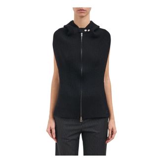 Courr&egrave;ges Dames, Jassen, Zwart, Maat: ONE Size Wol