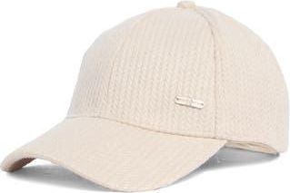 Steve Madden Knit Baseball Cap in Cream at Nordstrom Rack