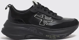 Premiata Sneaker Hill in nylon e pelle scamosciata con suola chunky