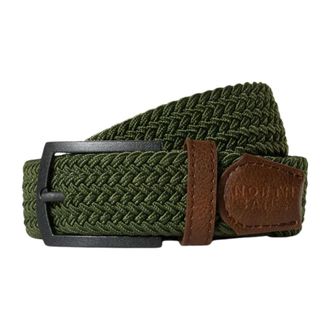 North Sails Belts, female, Green, Size: ONE SIZE Braided Logo Belt Green