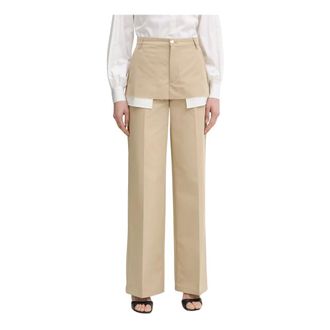 Silvian Heach Donna, Pantaloni, Beige, XL, new