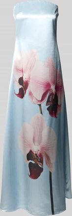 Vero Moda Cocktailkleid in Bandeau-Form Modell ORCHIDA in Hellblau, Gr&ouml;&szlig;e 34
