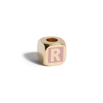 Miu Miu Enameled Metal Dice Charm, Woman, Orchid Pink