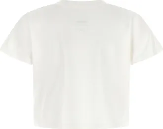 Maison Margiela Numeric Signature Print Cotton T-Shirt - White