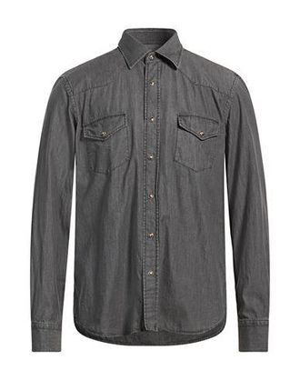 Grigio TOPWEAR - Denim shirts on YOOX.COM