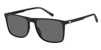 Tommy Hilfiger TH 2277/S Polarized 08A/M9 Mens Sunglasses Black Size 56