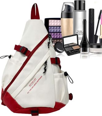 Generic Travel Sling Bag - 35x20cm Fashionable, Sporty Chest Sling Backpack, High Capacity Storage, Ergonomic Design, Lightweight Travel Bag, Multi-Compartmen