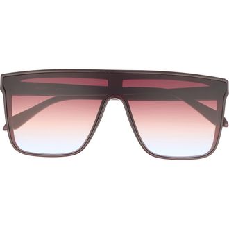 Quay 138mm Nightfall Medium Shield Sunglasses in Ch/brnbl at Nordstrom Rack