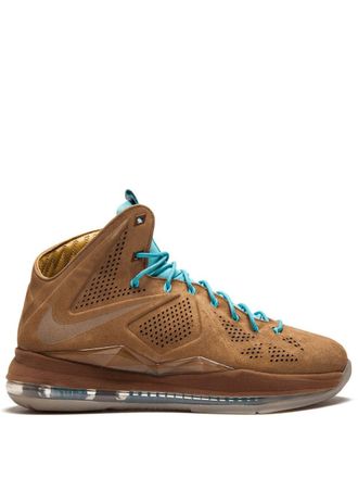 Nike LeBron 10 EXT QS Brown Suede sneakers