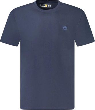 Timberland Short Sleeve T-Shirt - Heren - T-shirts - Blauw - S - Katoen - Tops