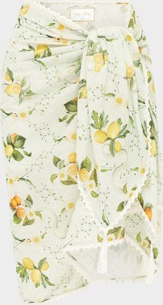 Aqua Blu Australia Linen Pareo Coverup