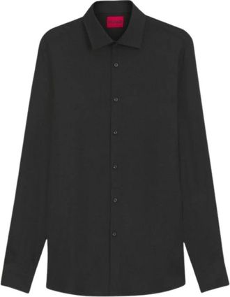 HUGO BOSS Hombre, Camisas, Negro, Talla: XL