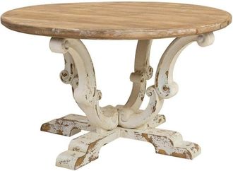 Wanderlust Deco Mesa De Centro De Madera Acabado Envejecido 80x80x47