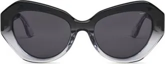 Italia Independent Chicca Sunglasses in Black Gradient at Nordstrom