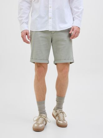 Jack & Jones Chinoshorts JACK & JONES JPSTFURY JJSHORTS ANA SN, Herren, Gr. XXL, N-Gr, gr&uuml;n (iceberg gr&uuml;n), Web, Obermaterial: 98% Baumwolle, 2% Elasthan, unifarbe