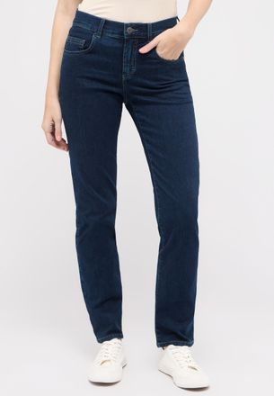 Angels Slim-fit-Jeans ANGELS DOLLY, Damen, Gr. 34, L&auml;nge 30, blau (schwarz indigo), Denim/Jeans, Obermaterial: 92% Baumwolle, 8% Elasthan, straight fit, Jean