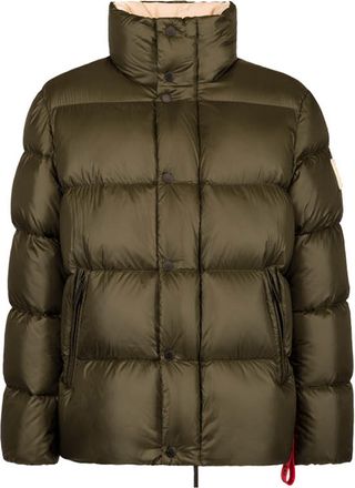 Afterlabel High Collar Side Zip Quilted Down Jacket