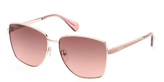 Max & Co. MO0104 32F Womens Sunglasses Gold Size 57
