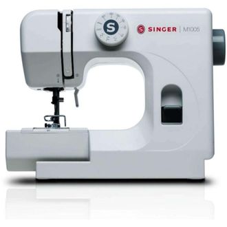 Singer Macchina da Cucire Semiautomatica Singer M1005 Elettrica Portatile Bianca