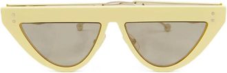 Fendi Occhiali da sole cat-eye - Giallo