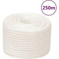 OEM Cuerda De Trabajo Blanca, 10 Mm, 250 M, Polipropileno - Crezuo