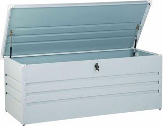 Beliani Beliani - Cesta da giardino in acciaio grigio chiaro 165 cm Cebrosa