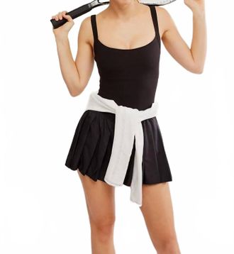 Free People Womens Swing Of Things Skortsie In Black