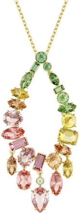 Swarovski Gema Gold-Tone Plated Crystal Necklace