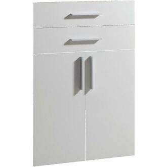 Composad Coppie ante e cassetti stampa bianche laccate