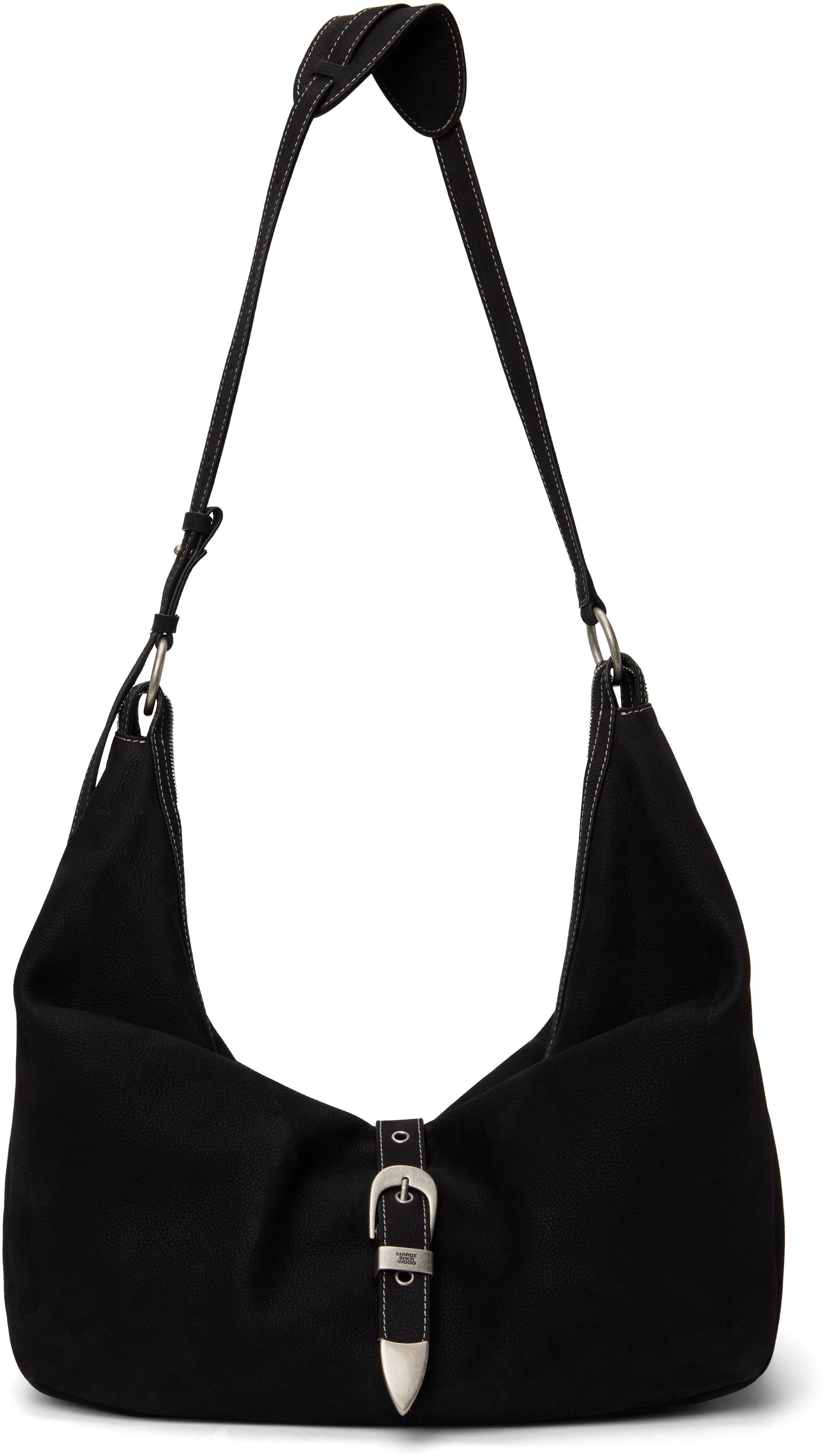 ショルダーバッグ・ポシェット Margesherwood Large Shoulder Bag - Leather - Black Marge Sherwood Large Leather Shoulder Bag | Black | FARFETCH