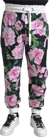Dolce & Gabbana Trainingsbroeken - Heren - Sweatpants - Veelkleurig - 4XL - Katoen - Broeken