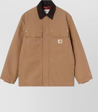Carhartt Work in Progress cotton single breasted coat