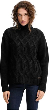 Silvian Heach Henry Turtleneck - Dames - Coltruien - Zwart - XL - Wol - Truien & Vesten