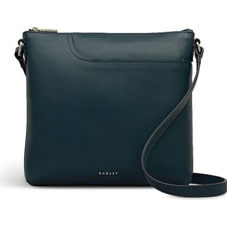 Radley London Pockets Small Top Zip Crossbody Bag in Teal at Nordstrom Rack