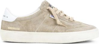 Golden Goose Beige Suede Sneakers