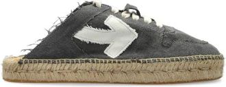 Off-white Arrow Espadrillas - Heren - Slip ons - Grijs - 40 EU - Katoen - Schoenen