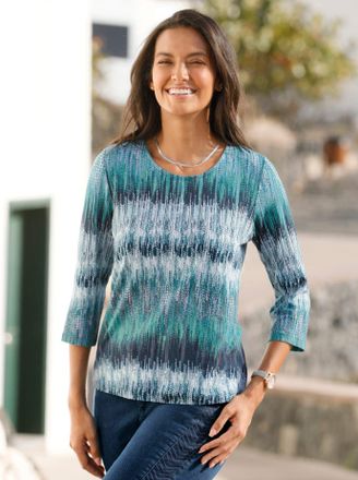 Casual Looks 3/4-Arm-Shirt