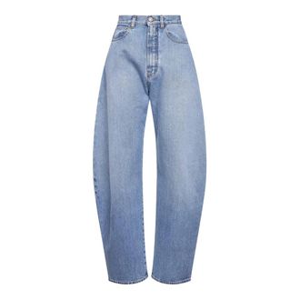 Alaia Dames, Jeans, Blauw, Maat: S Katoen