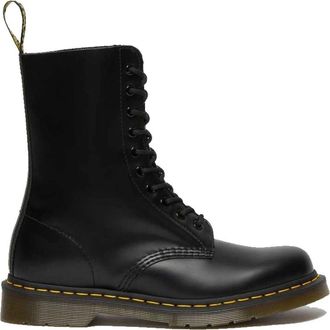 Dr. Martens Klassieke 10-Oog Veterlaarzen - Heren - Veterlaarzen - Zwart - 45 EU - Leer - Schoenen