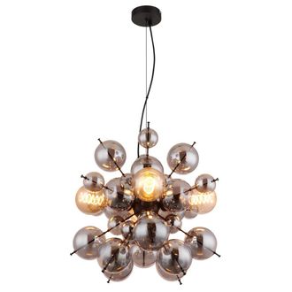 Globo Lighting Globo - L&aacute;mpara Colgante - Udo - Negro - Vidrio - &Oslash; 52cm - E27