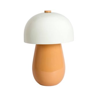 Light & Living Light & Living - L&aacute;mpara De Mesa - Linor - Naranja - Metal - E27