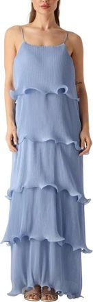 Copenhagen Muse Kleedjes, Dames, Blauw, L, Kyra Jurk