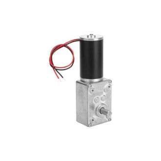OEM Motorreductor El&eacute;ctrico De Velocidad Reducida, Motorreductor De Tornillo Sin Fin Reversible, Eje De 8 Mm, 12 V (12 V, 12 Rpm)