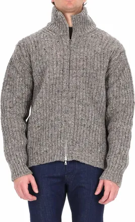 Howlin Sale Pepe Full-Zip Wool Sweater