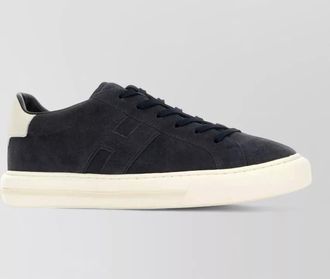 Hogan suede leather low-top sneakers