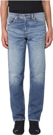 Diesel Jeans, Heren, Blauw, W38, Denim, Klassieke Regular Fit Denim Jeans